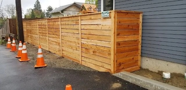 Photograph from LMS Landscapes & Fence Services's current website